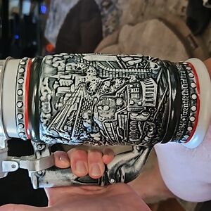 AVON 3D Lidded TRAIN beer stein mug cup